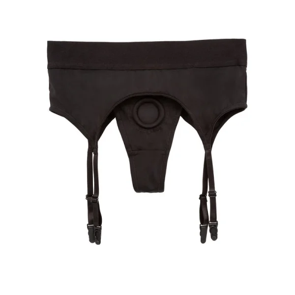 Boundless Thong With Garter Strap-On Harness By CalExotics - Large / X-Large