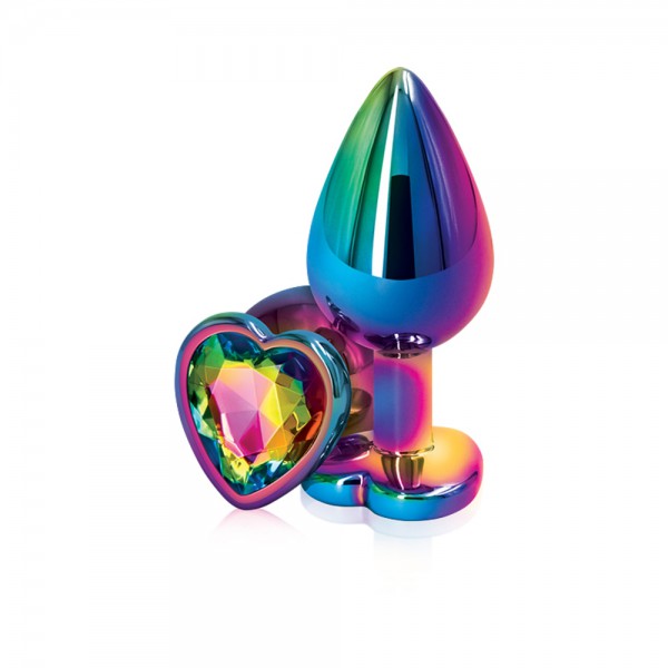 Rear Assets Mulitcolor Heart Medium Rainbow