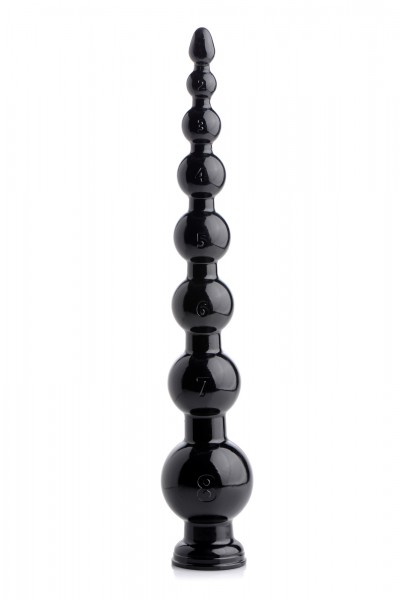 19" Graduated Beaded Anal Snake