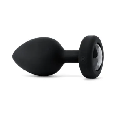 b Vibe Vibrating Jewel Plug Xxl Black