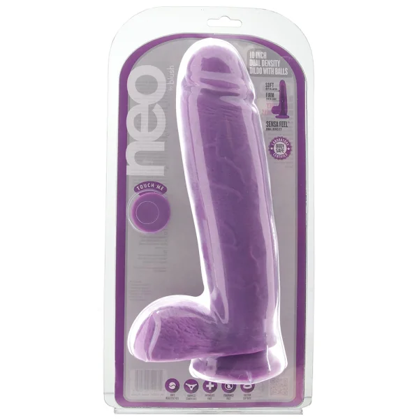Neo 10 Inch Dual Density Ballsy Dildo