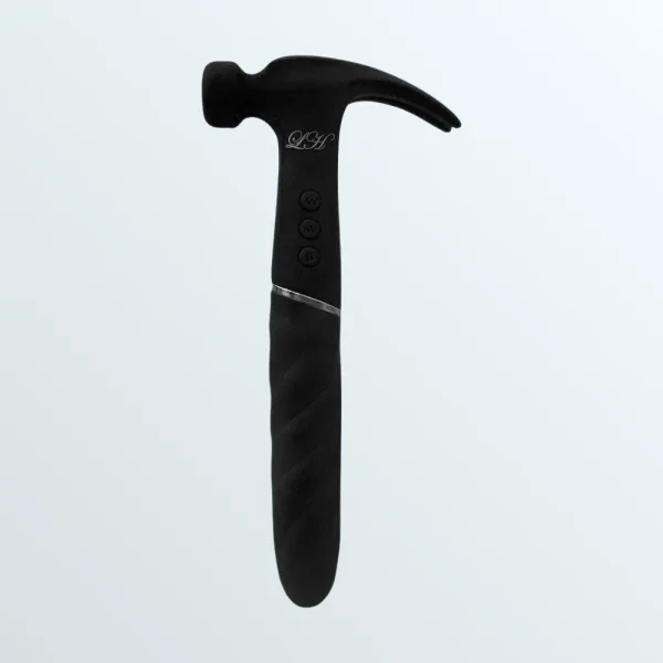 Love Hamma Straight Multi-Function Vibrator - Black