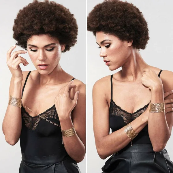 Bijoux Indiscrets Desir Metallique Mesh Handcuffs