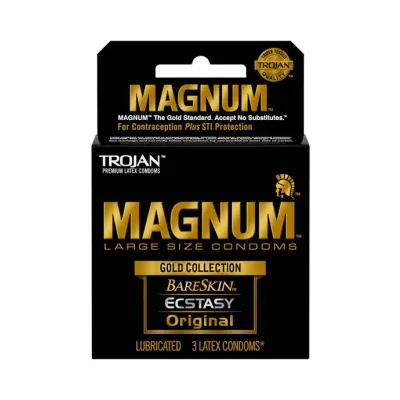 Trojan Magnum Gold Collection Condoms 3 Pack 3