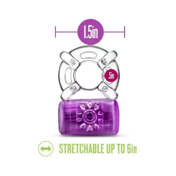 Play With Me - One Night Stand Vibrating C-ring - Purple