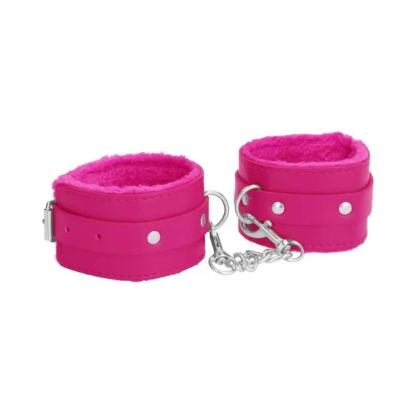 Ouch! Plush Leather Wrist Cuffs