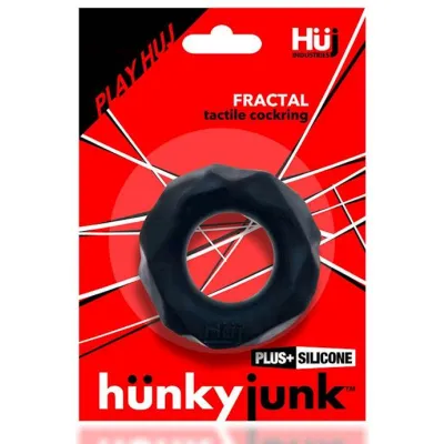 Hunkyjunk Fractal Tactile Cockring Tar Ice