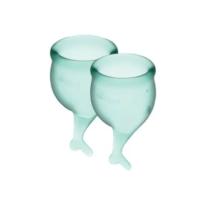Satisfyer Feel Secure Menstrual Cup Green
