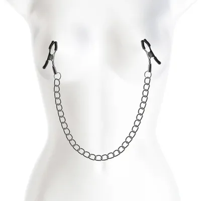 Bound DC2 Alligator Style Nipple Clamps with Chain