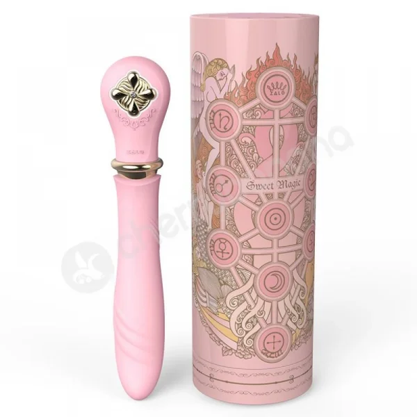 Zalo Desire Fairy Pink Pre-Heating Thrusting Vibrator