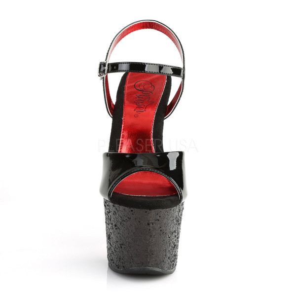 7 inches Heel, 2 3/4 inches PF Two Tone Ankle Strap Sandal — image 18 of 24