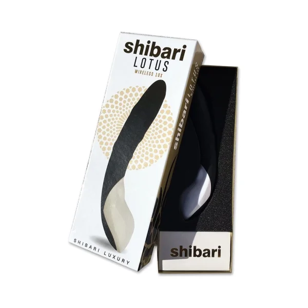 Shibari Luxury Lotus Silicone Vibe 10 Function Usb Rechargeable Waterproof Black — image 9 of 12