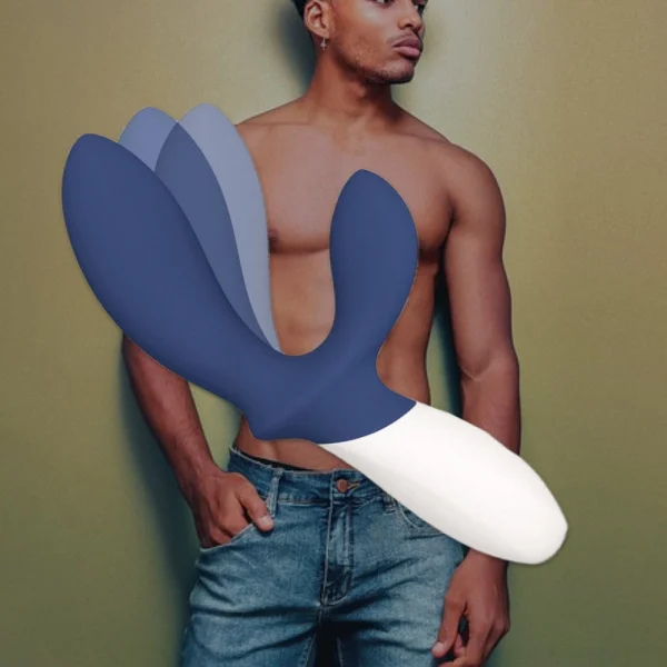 LELO LOKI WAVE 2 Rechargeable Waterproof Prostate Massager - Base Blue