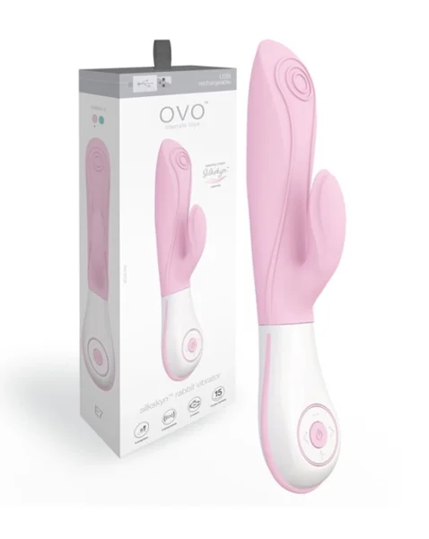 OVO E7 Rabbit-Style Silkskyn Rechargeable Vibrator