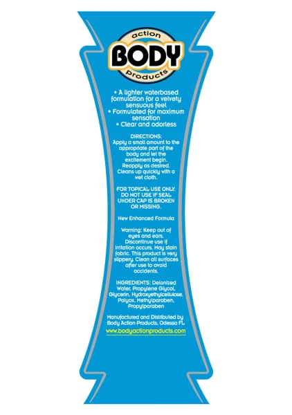 Body Action Ultra Glide Water Based - 2.3 oz Bottle