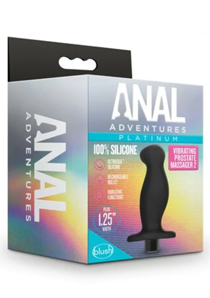 Anal Adventures Platinum - Silicone Vibrating Prostate Massager 02 — image 5 of 25