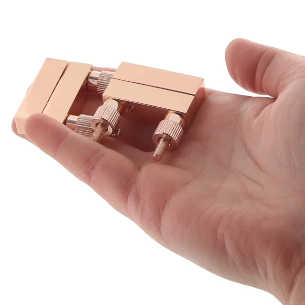 Bound Adjustable V1 Nipple Clamps By NS Novelties - Rose Gold