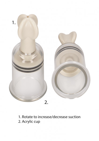 Nipple Suction Set Medium - Transparent - Best Penis Pump