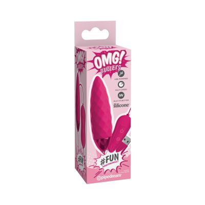 Omg Bullets Fun Vibrating Bullet Fuchsia
