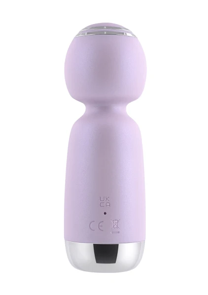 Playboy Pleasure Royal Rechargeable Silicone Vibrating Mini Massage Wand - Lavender