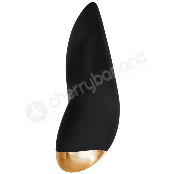 Evolved Tip Tingler Black Silicone Tongue Shaped Vibrator