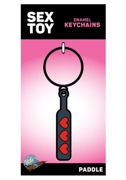 Hearts Paddle Keychain