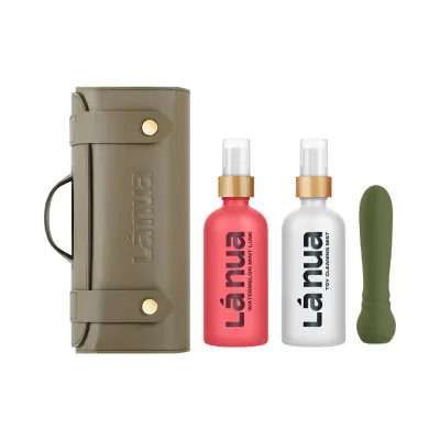 La Nua Gift Bag 3 Ultra Bullet 100Ml Mist Toy Cleaner 100Ml Watermelon Mint Lube