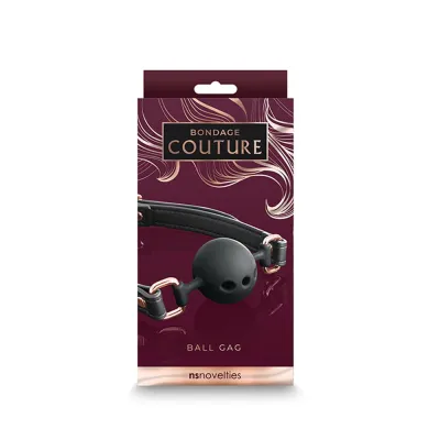 Bondage Couture Ball Gag Black