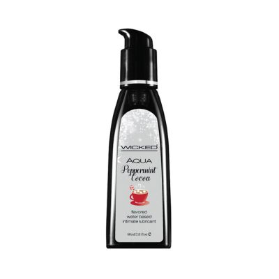 Wicked Aqua Peppermint Cocoa Flavored Lubricant 2oz