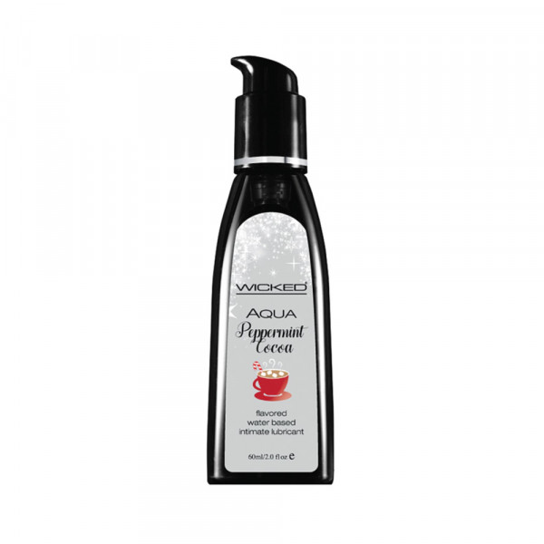 Wicked Aqua Peppermint Cocoa Flavored Lubricant 2oz