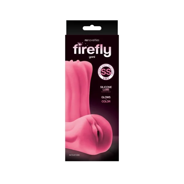 Firefly Yoni Glow in the Dark, Soft Silicone Stroker by NS Novelties