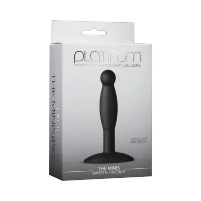 Platinum Premium Silicone The Minis Smooth Medium Black