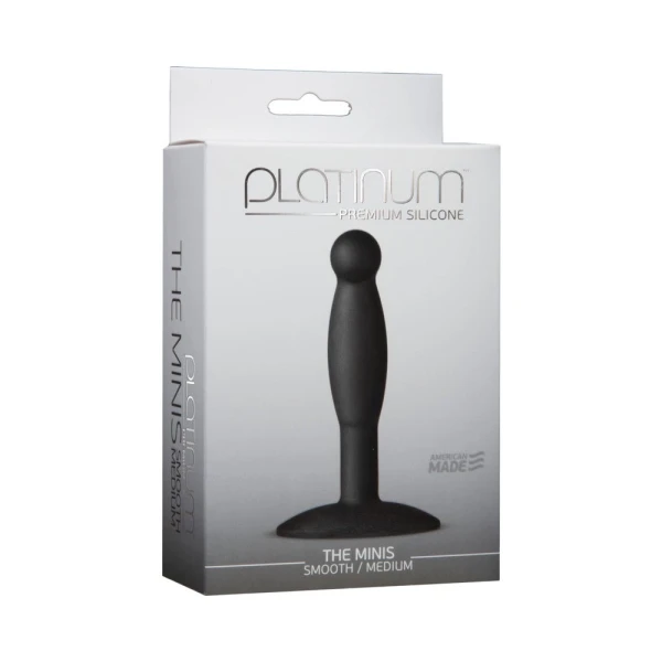 Platinum Premium Silicone The Minis Smooth Medium Black