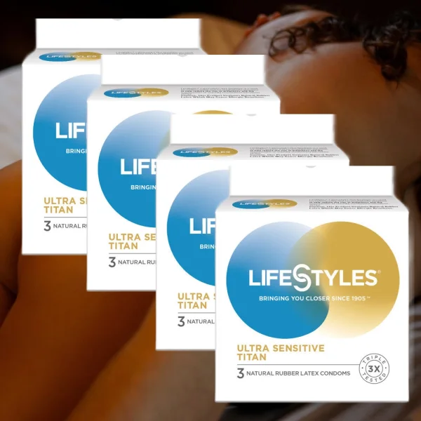 LifeStyles Ultra Sensitive Titan Condoms | Ultra Thin