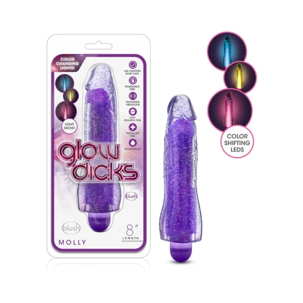 Glow Dicks - Molly Glitter Vibrator — image 25 of 25