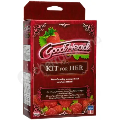 GoodHead Strawberry Kit For Her Oral Pleasure