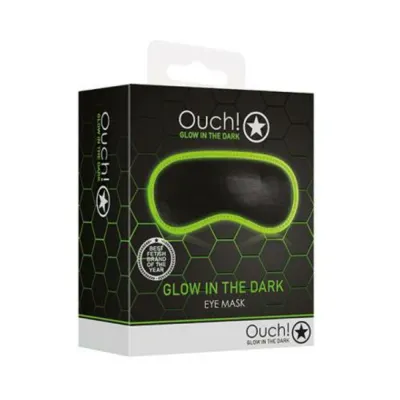 Ouch Glow Eye Mask Glow In The Dark Green
