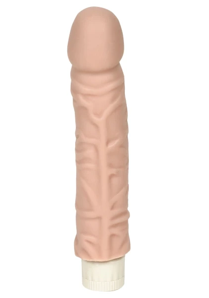 Quivering 8 inch Cock Vibe - Black