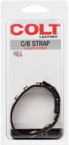 5 Snap Leather Cock Ring