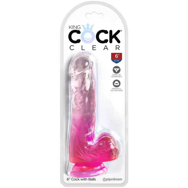 King Cock 6 Inch Ballsy Dildo — image 18 of 18
