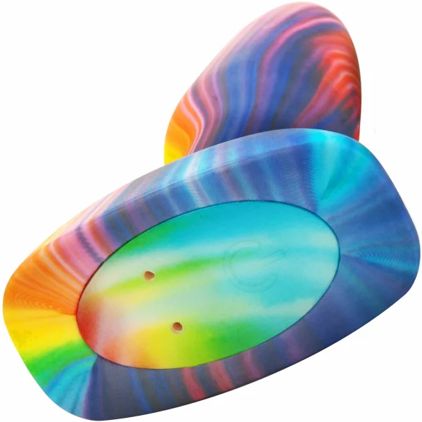 b-Vibe Peace & Love Tie Dye Rimming Plug - Waterproof Remote Control Limited Edition Vibrating Anal Toy