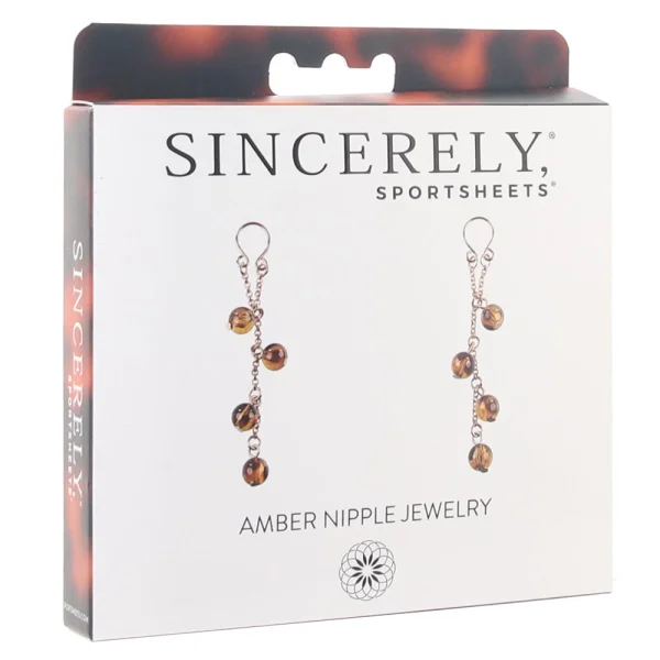 Sincerely Amber Nipple Jewelry