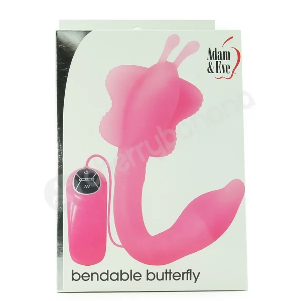 Adam & Eve Bendable Butterfly Pink Vibrator