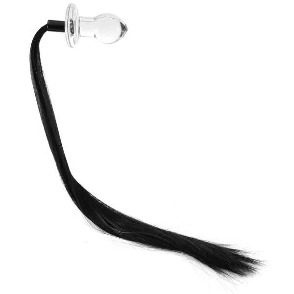 Gläs 3" Horse Tail Glass Butt Plug