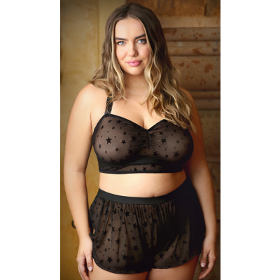 Nova Star Print Halter Top Shortie