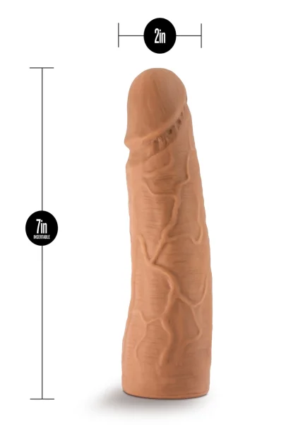 Lock on - 7 Inch Realistic Lock on Dildo - Vanilla