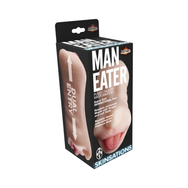 Skinsation Man Eater Pussy & Mouth Masturbator