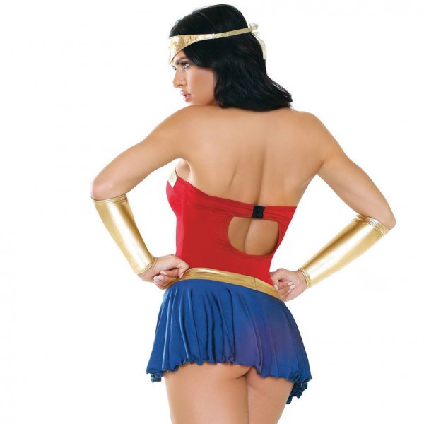 Fantasy Play Warrior Goddess Superhero Costume