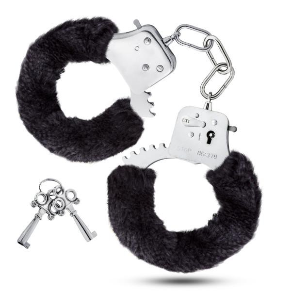 Blush Temptasia Cuffs Fuzzy Fur Handcuffs