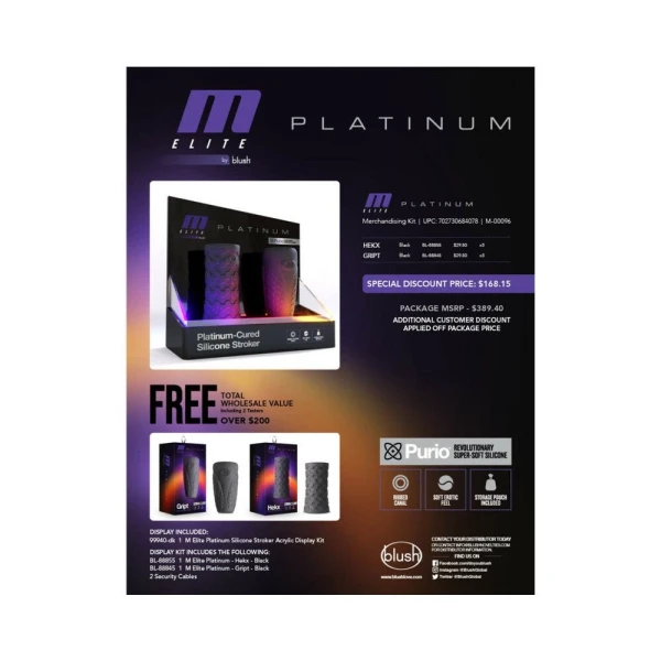 M Elite Platinum Merchandising Kit